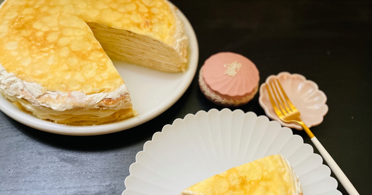 檸檬乳酪千層蛋糕(Layer cake)~母親節快樂！